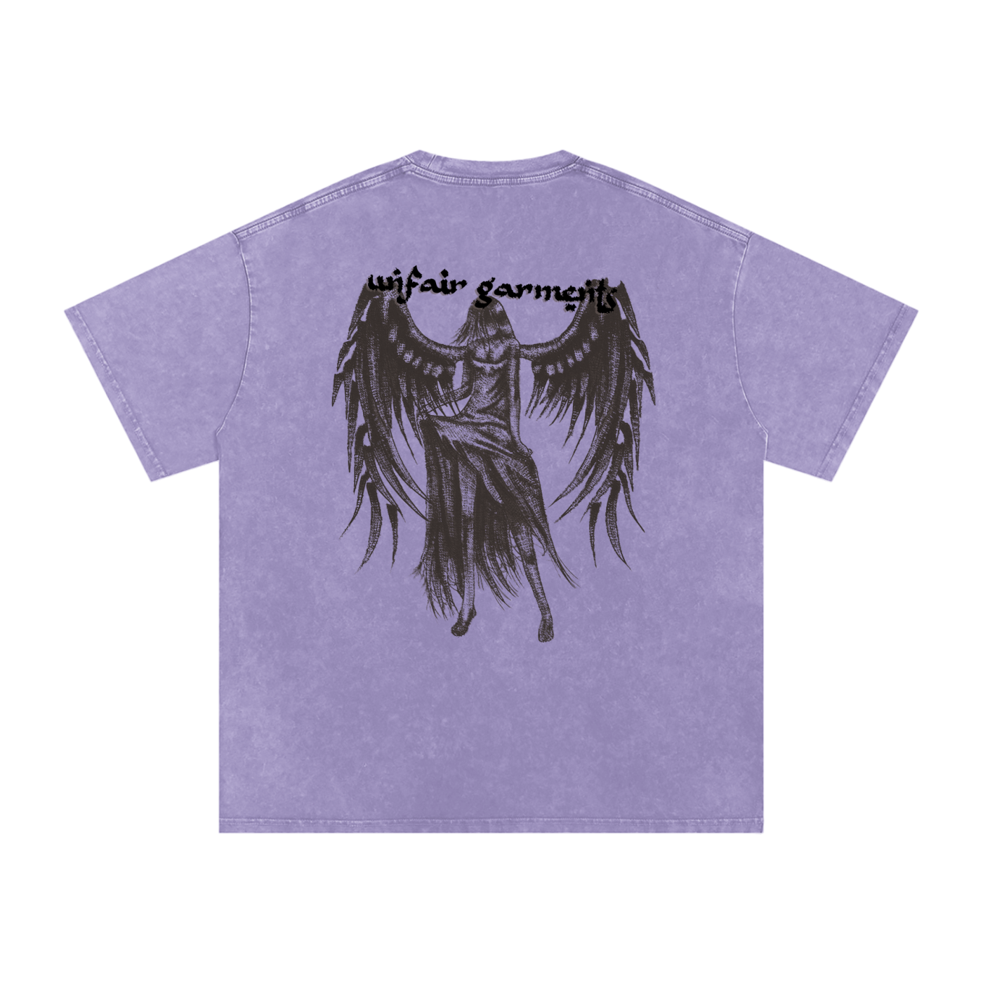 UG “Angelic” Acid Wash Tee (Multi Color / BLK Print)