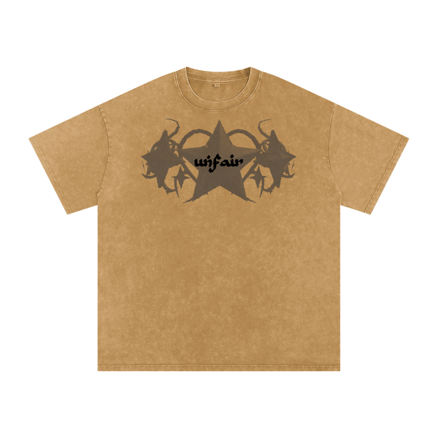 UG “Angelic” Acid Wash Tee (Multi Color / BLK Print)