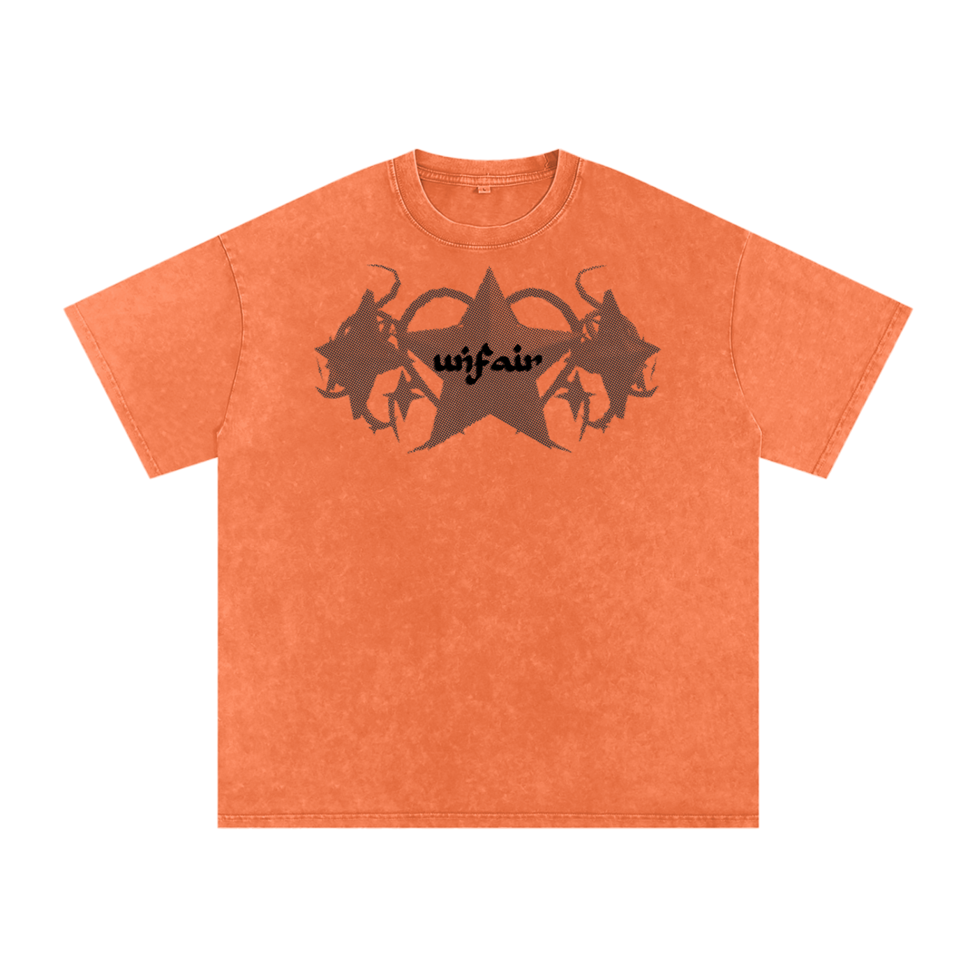UG “Angelic” Acid Wash Tee (Multi Color / BLK Print)
