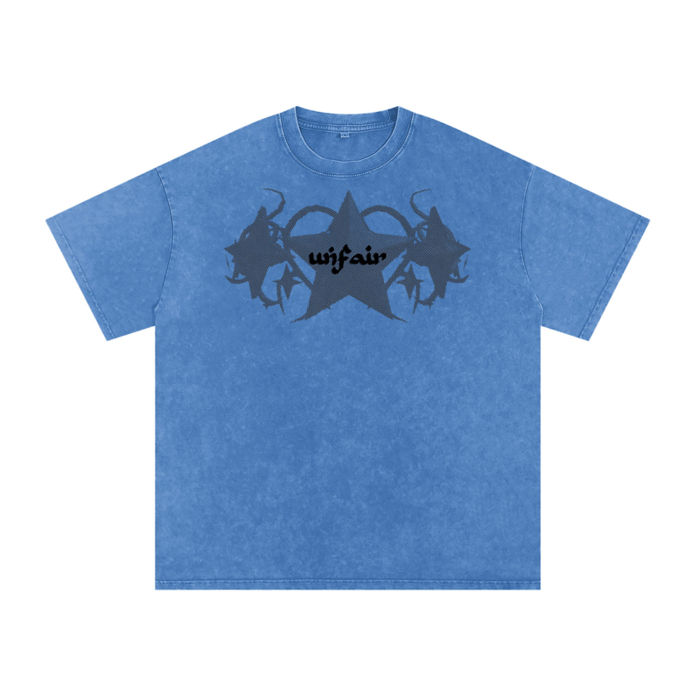 UG “Angelic” Acid Wash Tee (Multi Color / BLK Print)