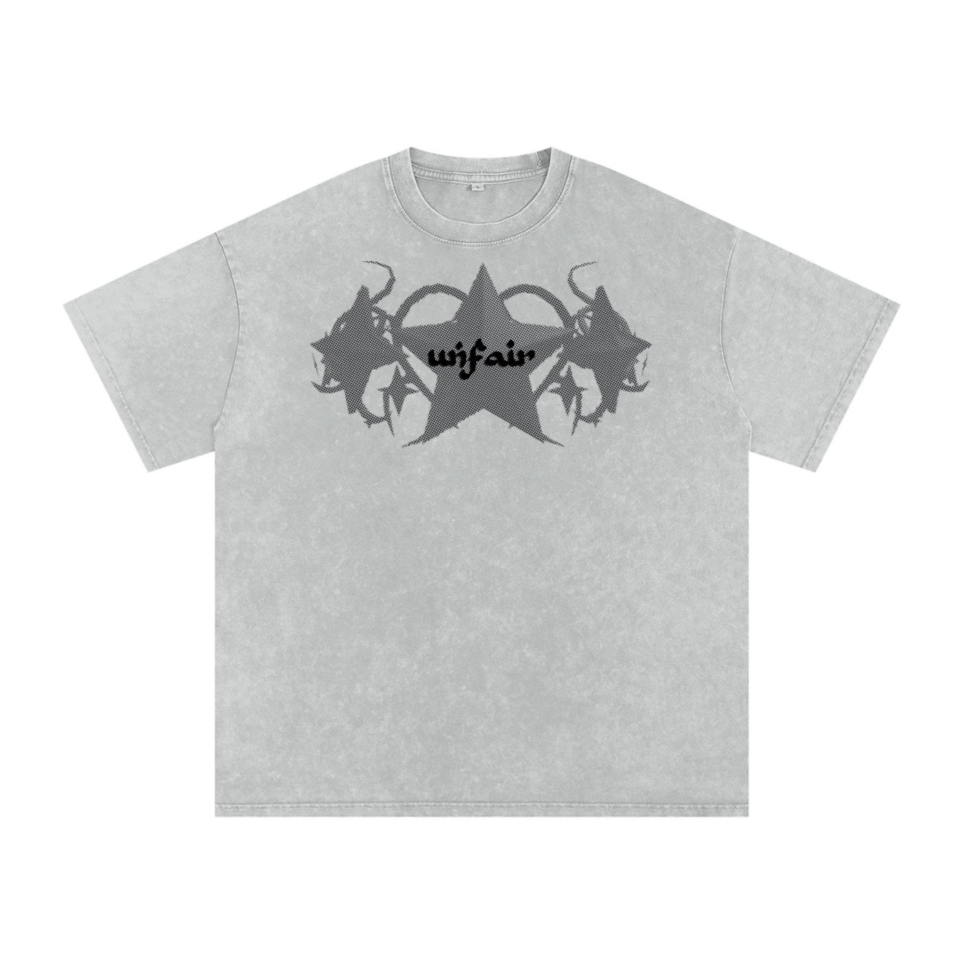 UG “Angelic” Acid Wash Tee (Multi Color / BLK Print)