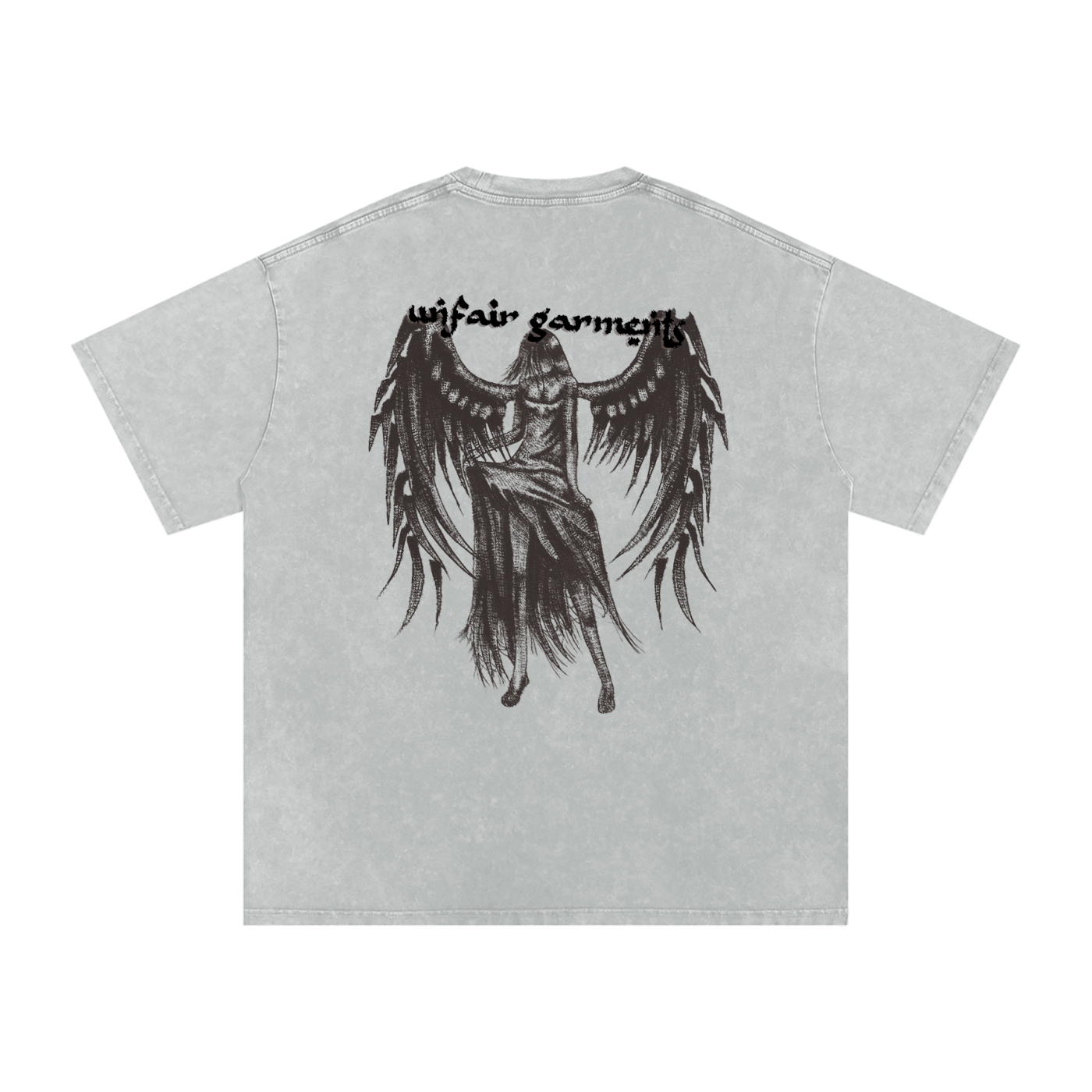 UG “Angelic” Acid Wash Tee (Multi Color / BLK Print)