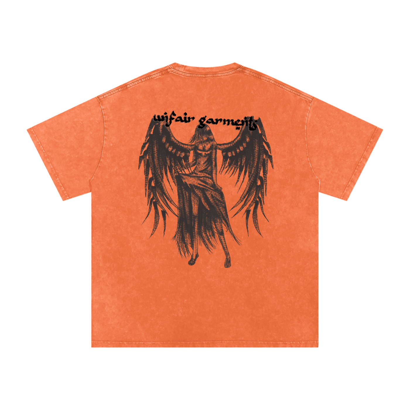 UG “Angelic” Acid Wash Tee (Multi Color / BLK Print)