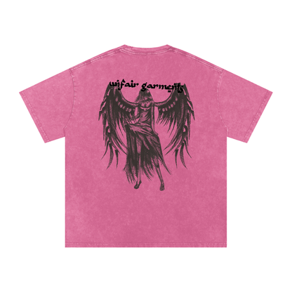UG “Angelic” Acid Wash Tee (Multi Color / BLK Print)