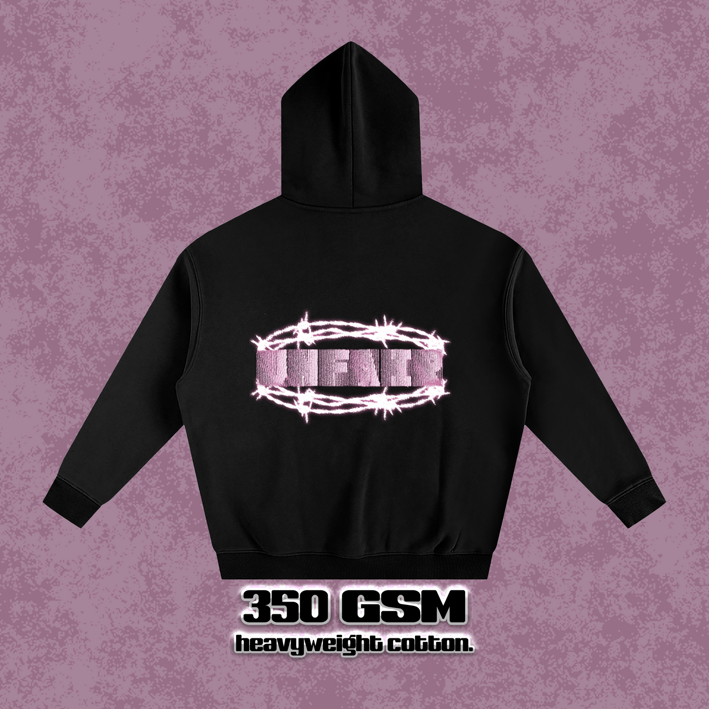 UG “Barbed” Heavyweight Fleeced Hoodie