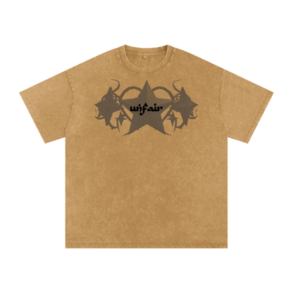 UG “Angelic” Acid Wash Tee (Multi Color / BLK Print)