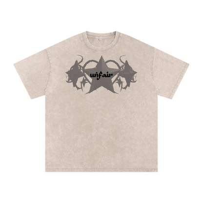 UG “Angelic” Acid Wash Tee (Multi Color / BLK Print)