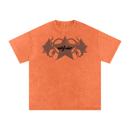 UG “Angelic” Acid Wash Tee (Multi Color / BLK Print)