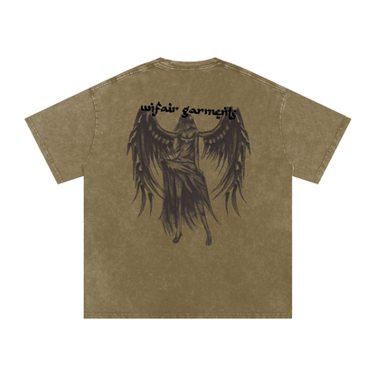 UG “Angelic” Acid Wash Tee (Multi Color / BLK Print)