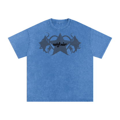 UG “Angelic” Acid Wash Tee (Multi Color / BLK Print)