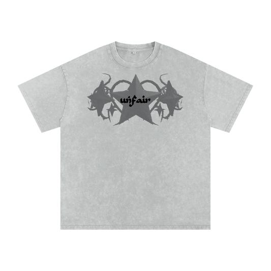 UG “Angelic” Acid Wash Tee (Multi Color / BLK Print)