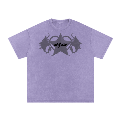UG “Angelic” Acid Wash Tee (Multi Color / BLK Print)
