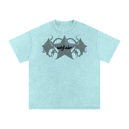 UG “Angelic” Acid Wash Tee (Multi Color / BLK Print)