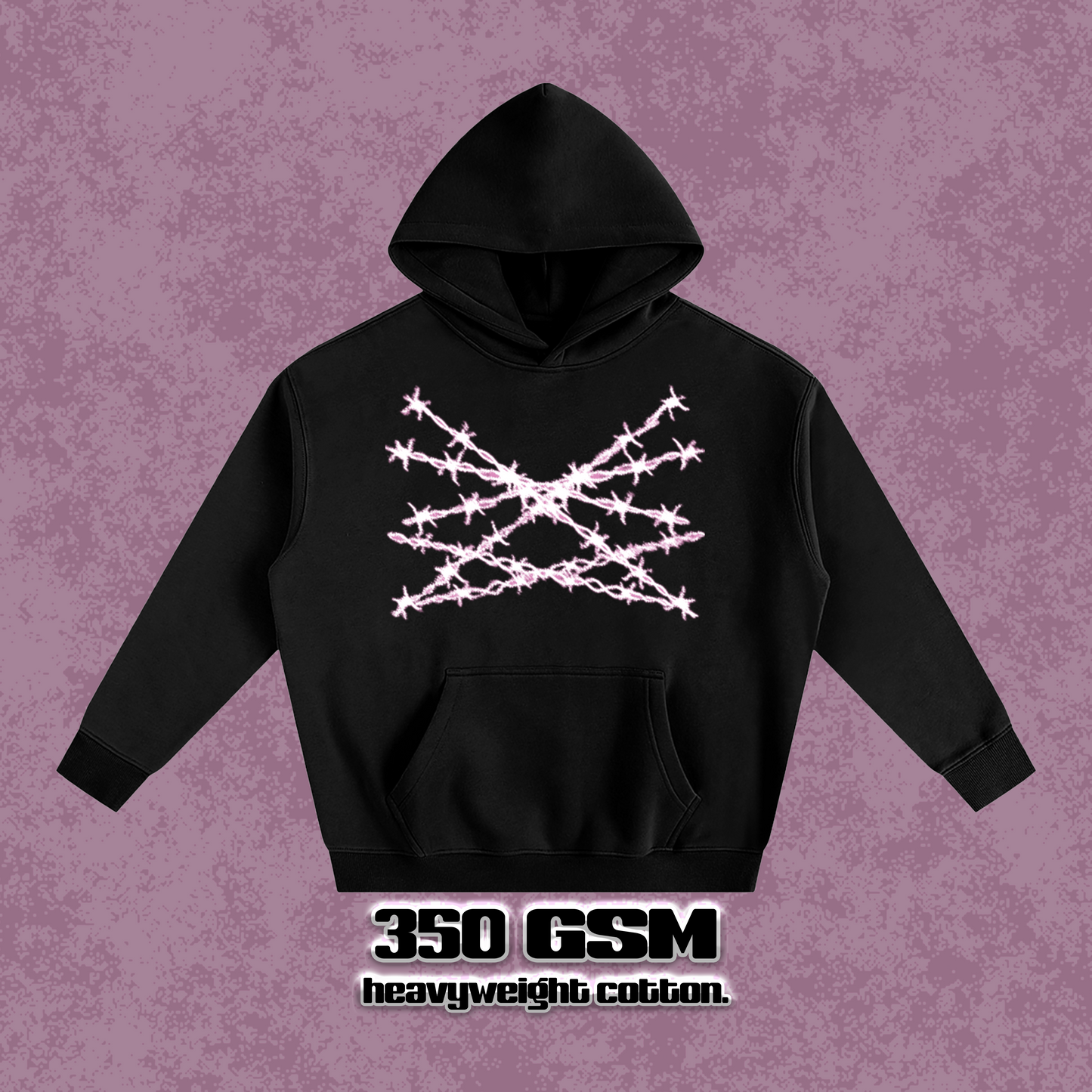 UG “Barbed” Heavyweight Fleeced Hoodie