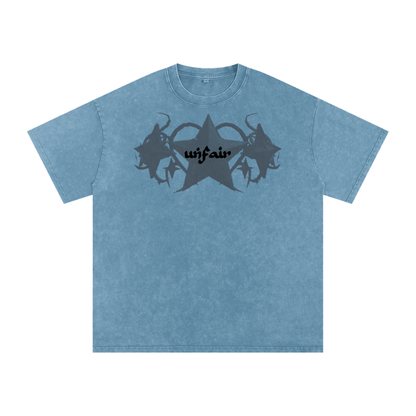 UG “Angelic” Acid Wash Tee (Multi Color / BLK Print)